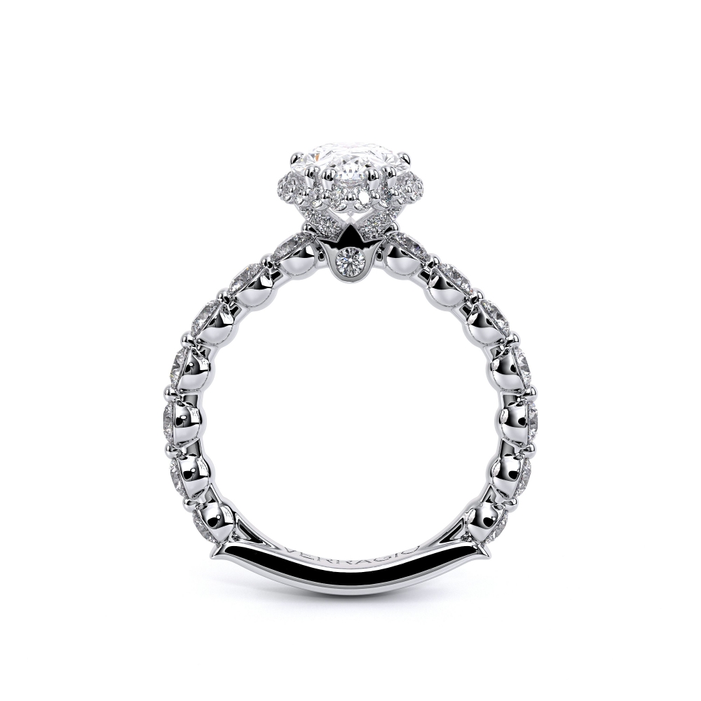 18K White Gold Renaissance-984PEAR-2.5 Ring