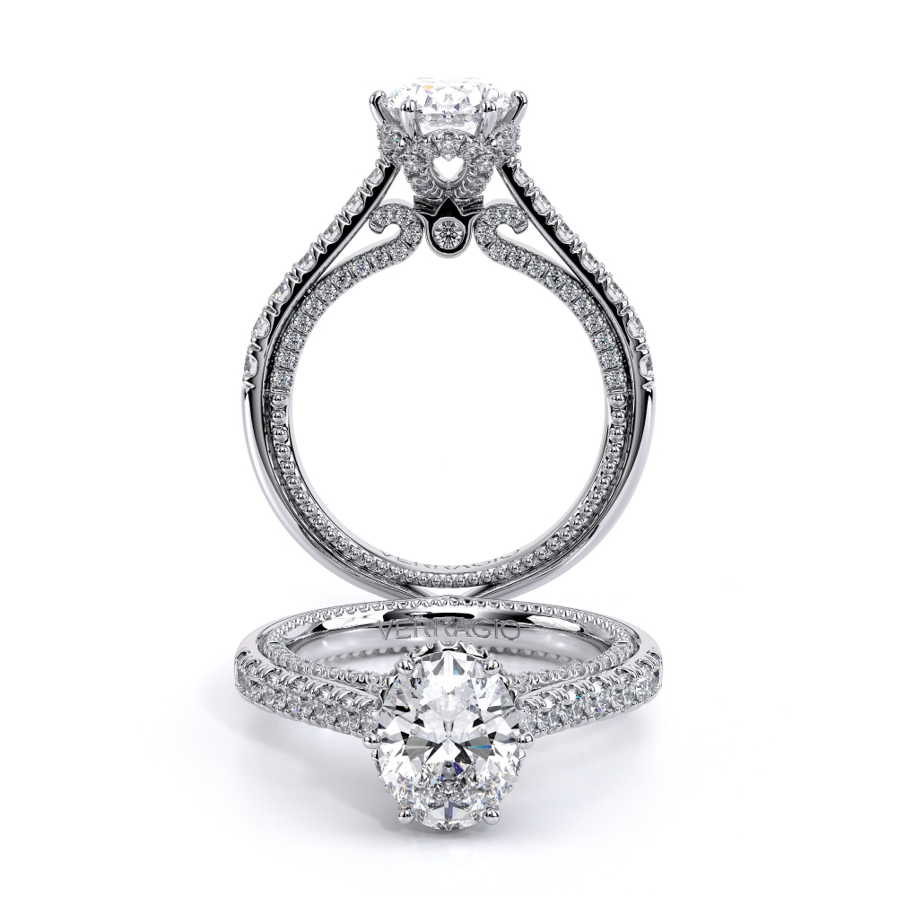 18K White Gold COUTURE-0447-OV Ring