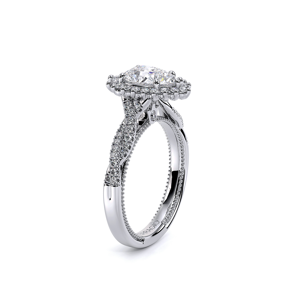 14K White Gold Renaissance-987OPEAR Ring
