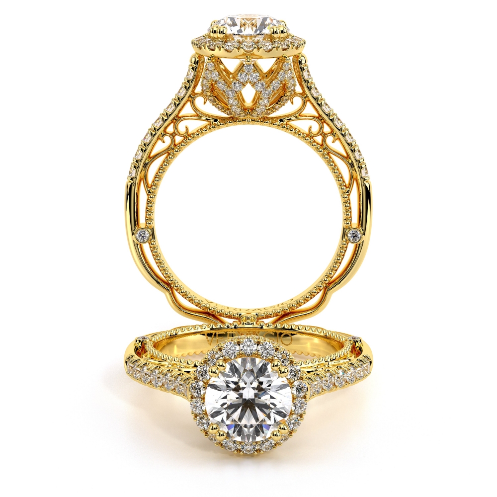 18K Yellow Gold VENETIAN-5061R Ring