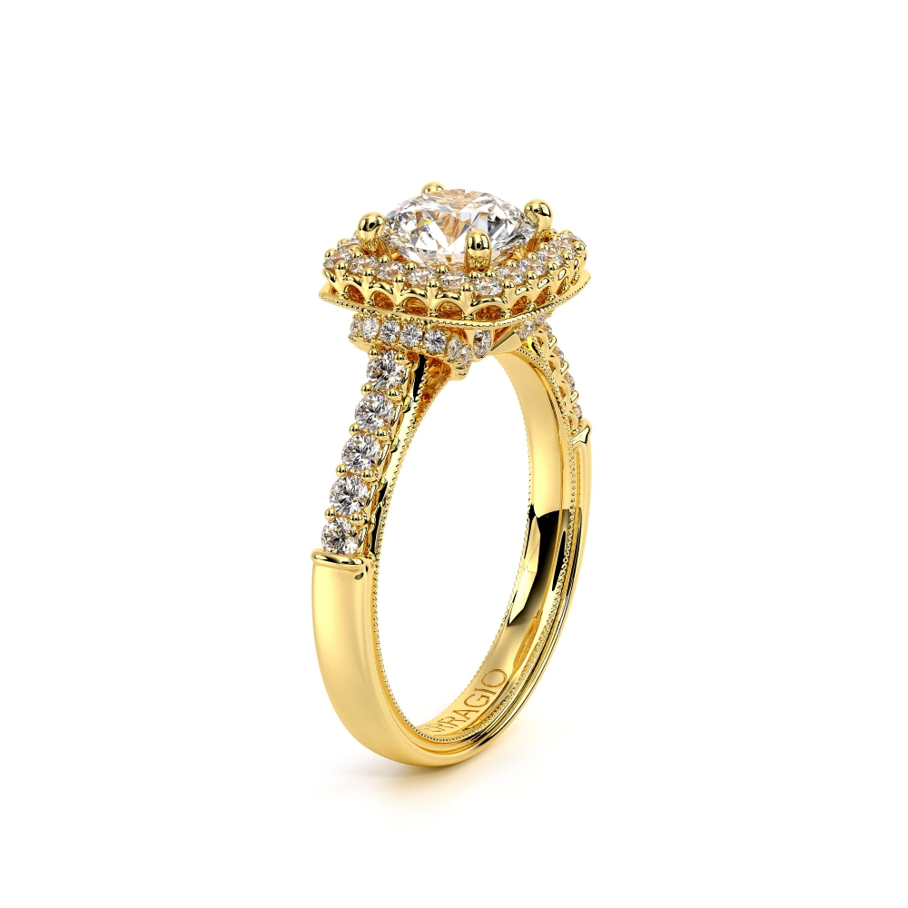 18K Yellow Gold Renaissance-908-CU7 Ring