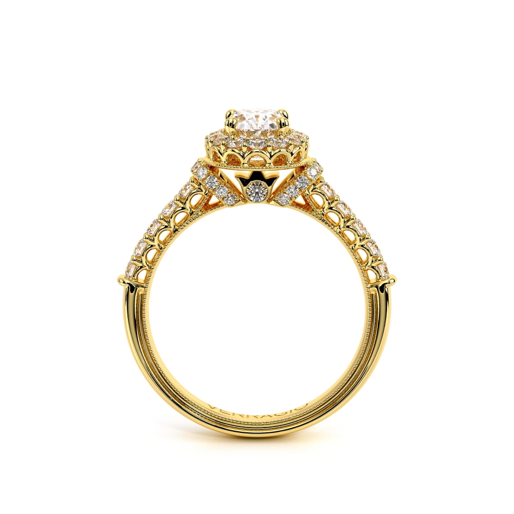 18K Yellow Gold Renaissance-908OV Ring