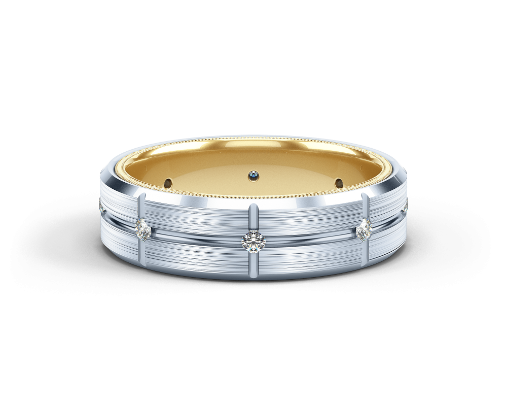 18K Yellow Gold VWD-6927 Ring