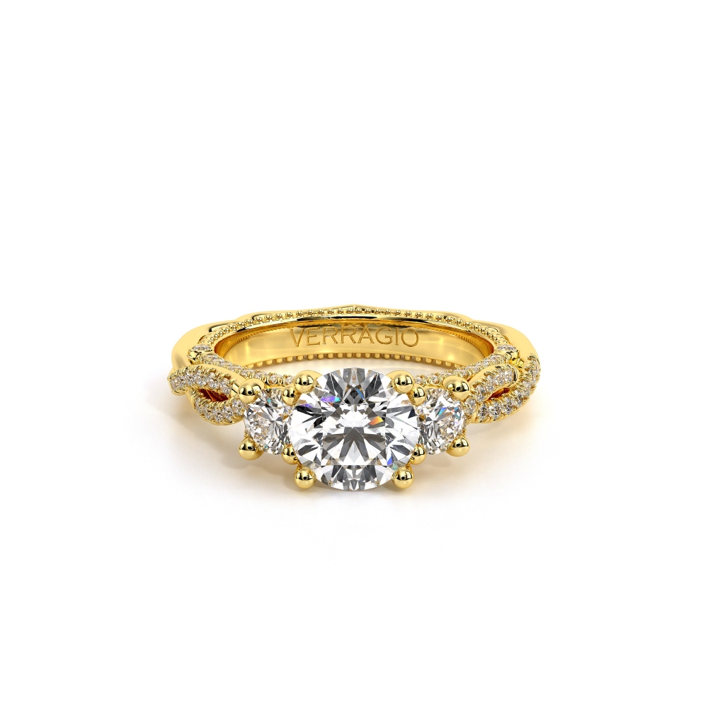 14K Yellow Gold VENETIAN-5069R-2WR Ring