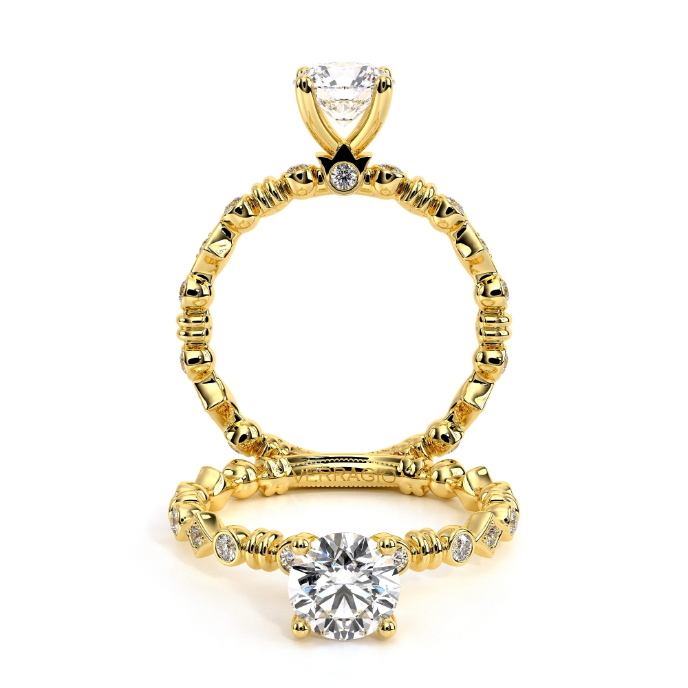 18K Yellow Gold Renaissance-973-R Ring