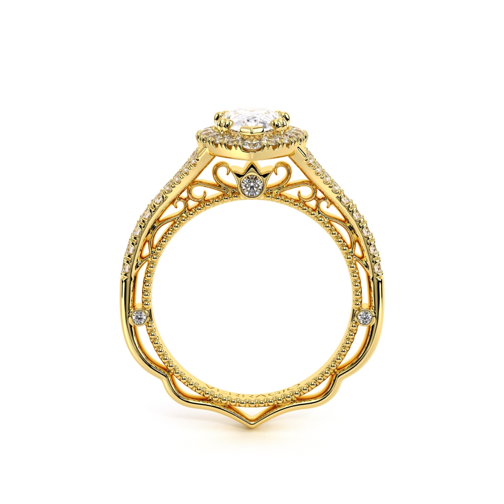 18K Yellow Gold VENETIAN-5057PEAR Ring