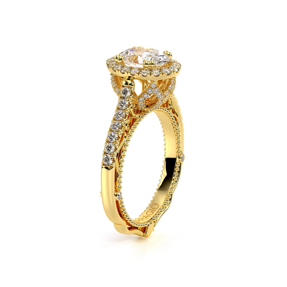 14K Yellow Gold VENETIAN-5061OV Ring