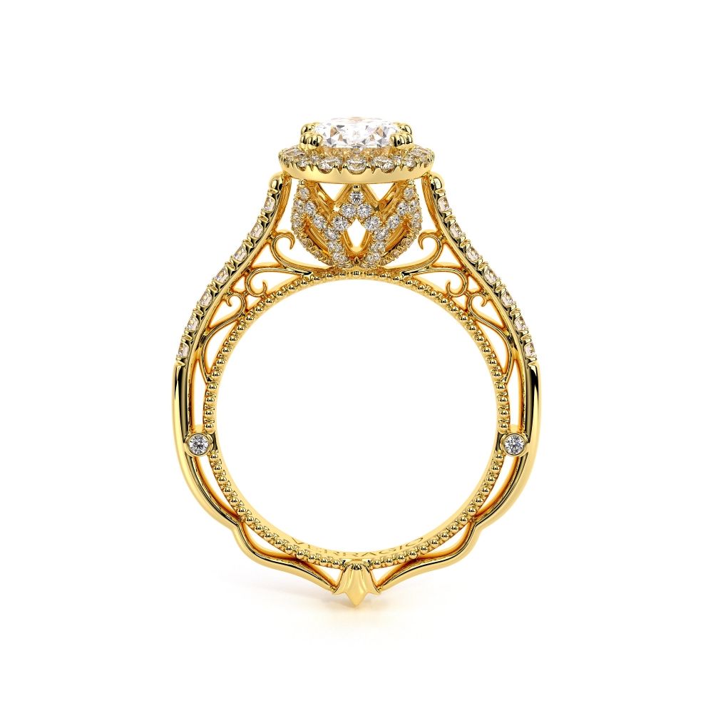14K Yellow Gold VENETIAN-5061OV Ring