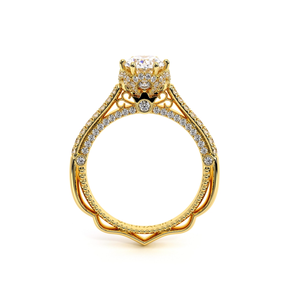 14K Yellow Gold VENETIAN-5070DOV Ring