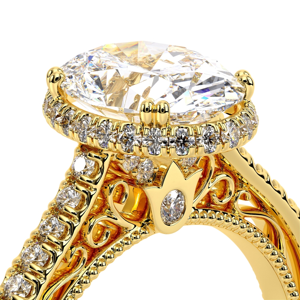 18K Yellow Gold VENETIAN-5081OV Ring