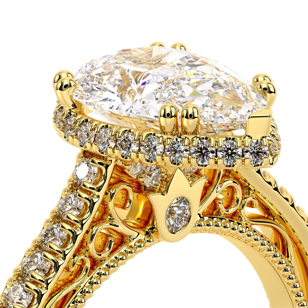 14K Yellow Gold VENETIAN-5081PEAR Ring