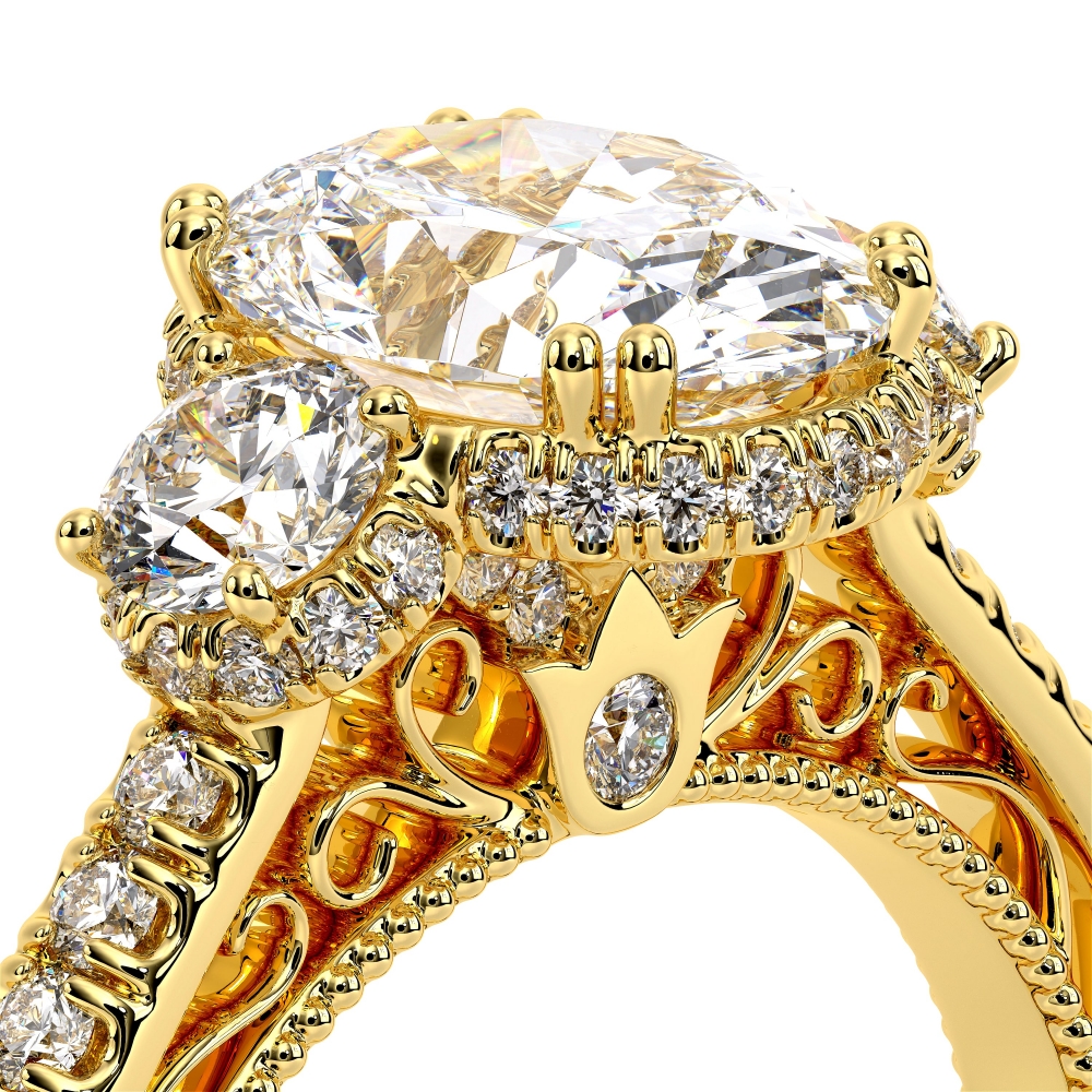 18K Yellow Gold VENETIAN-5082OV Ring