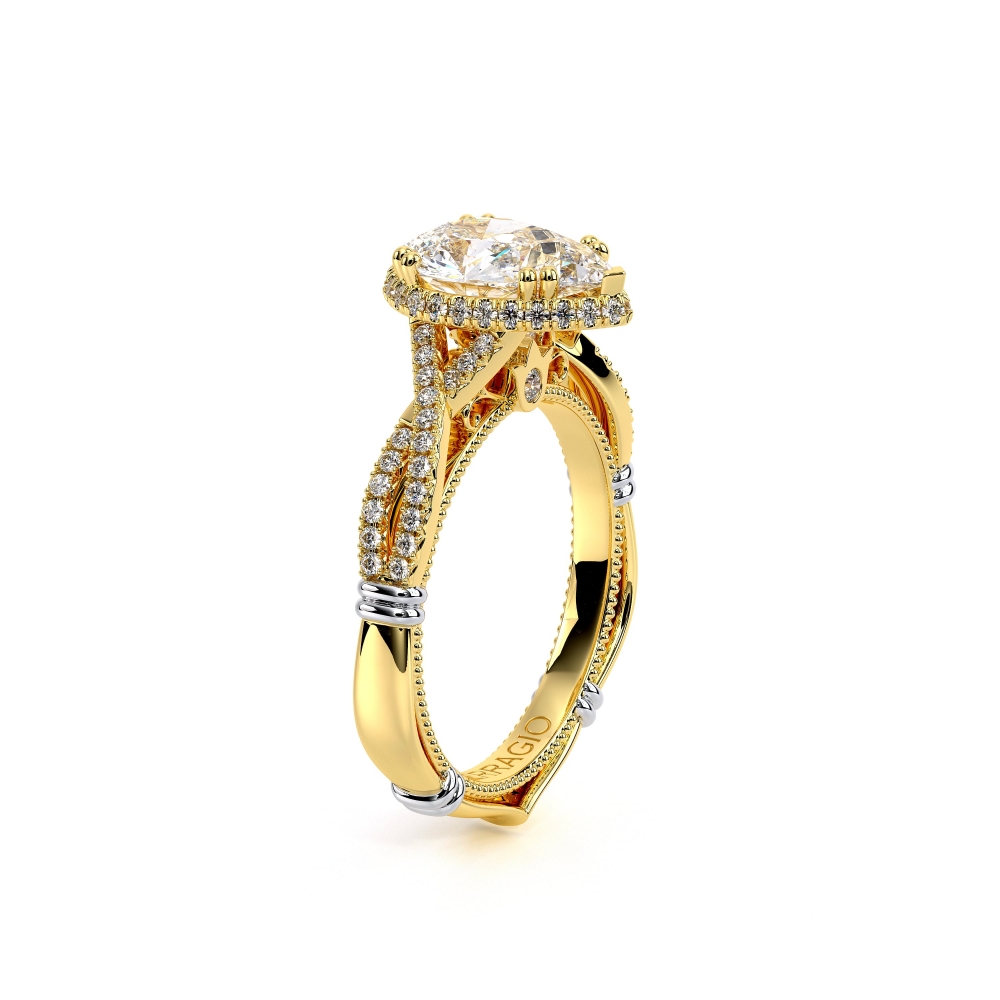 18K Yellow Gold PARISIAN-105X-PEAR Ring