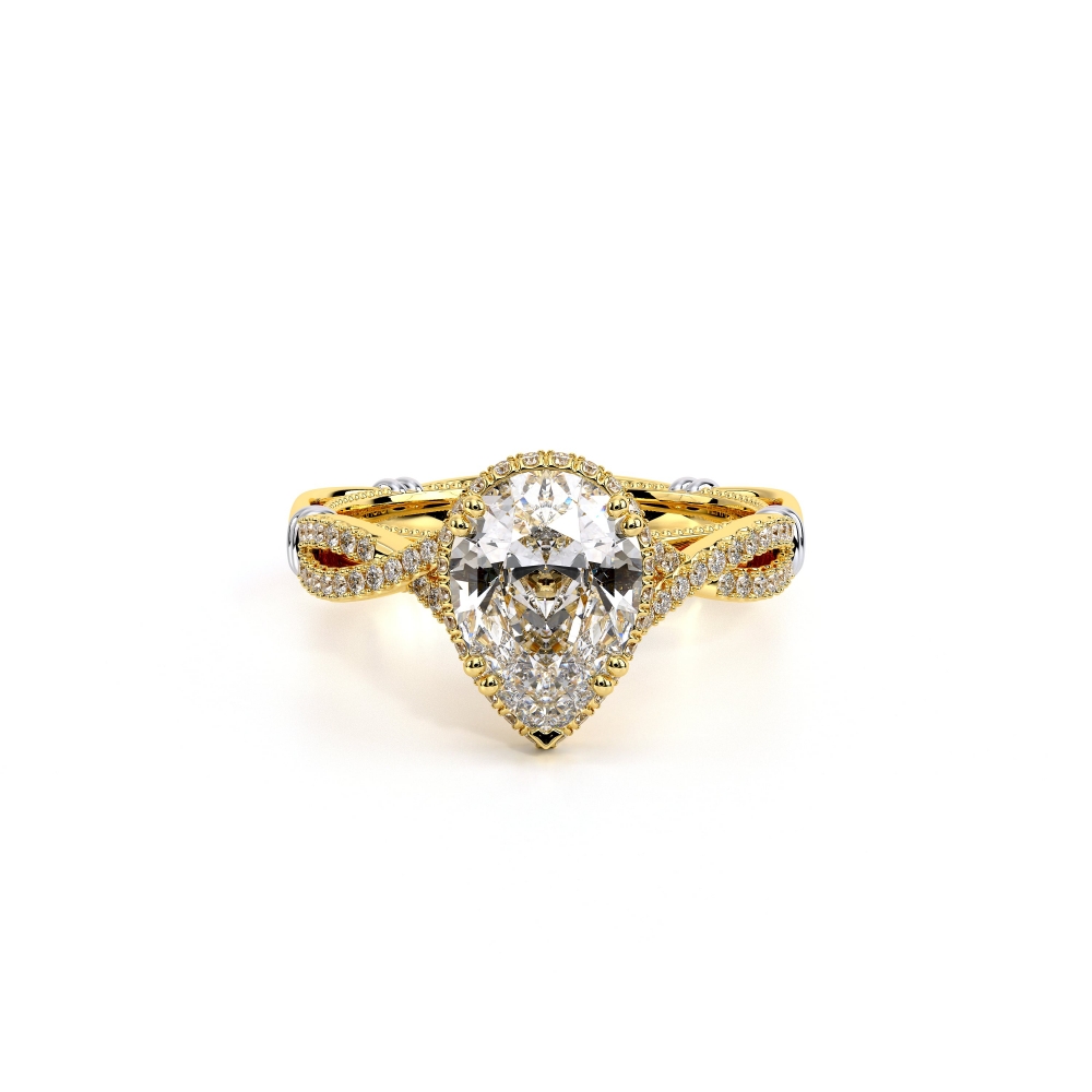 18K Yellow Gold PARISIAN-105X-PEAR Ring