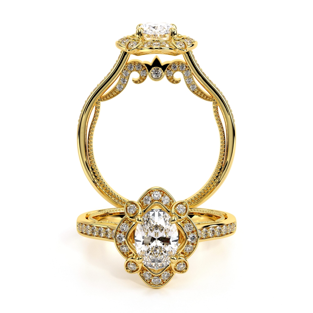 14K Yellow Gold INSIGNIA-7094OV Ring