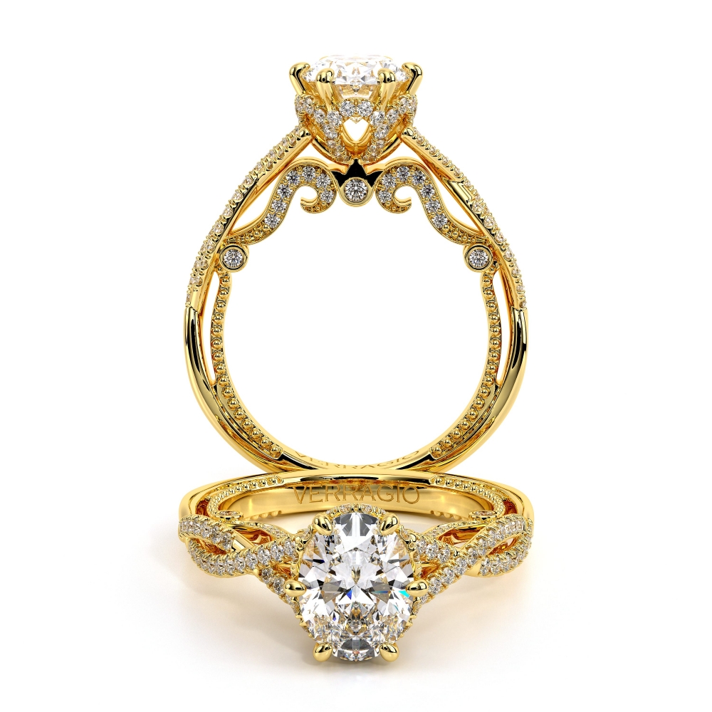 18K Yellow Gold INSIGNIA-7091OV Ring