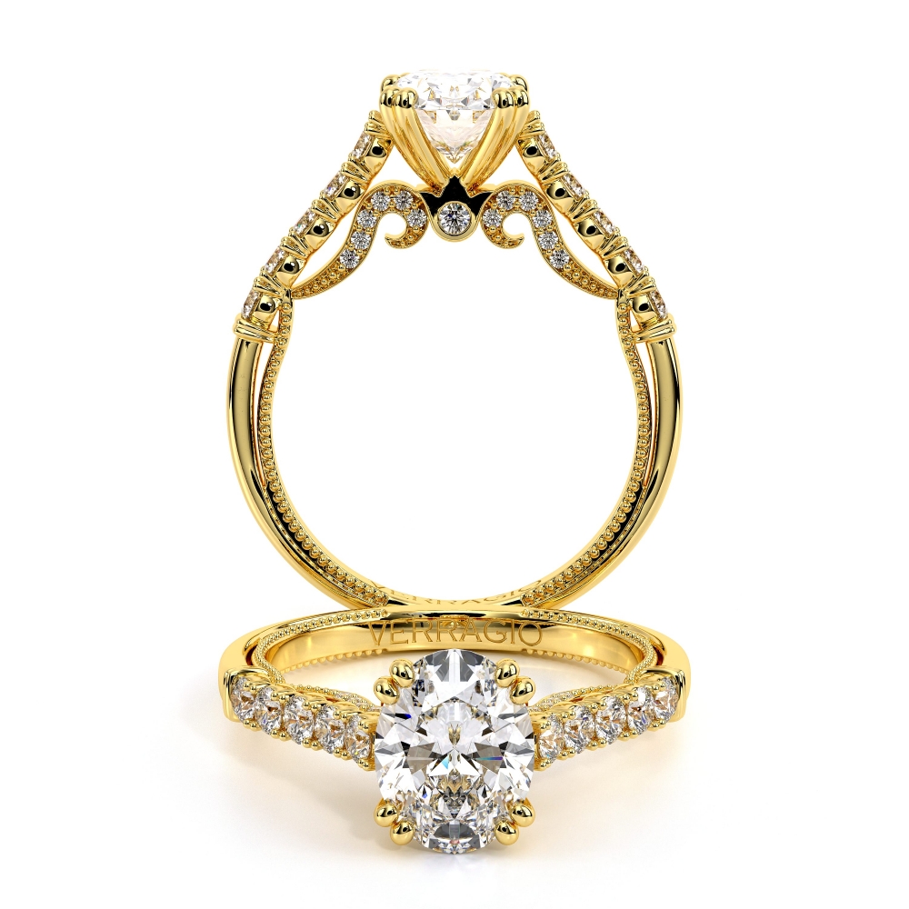14K Yellow Gold INSIGNIA-7097OV Ring