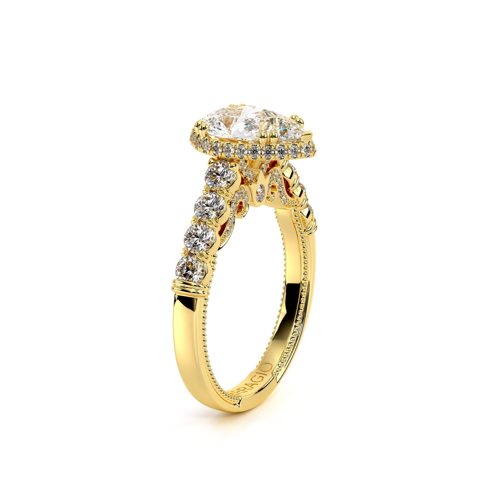 18K Yellow Gold INSIGNIA-7100PEAR Ring