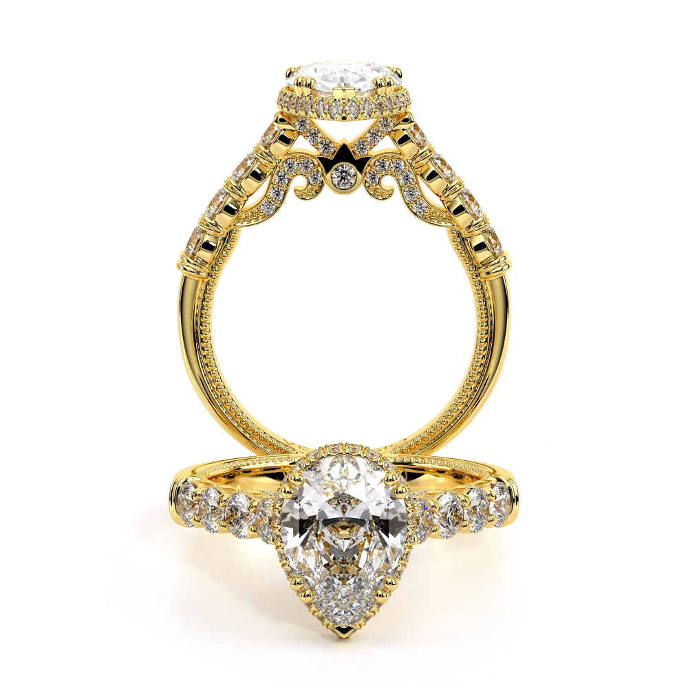 18K Yellow Gold INSIGNIA-7100PEAR Ring