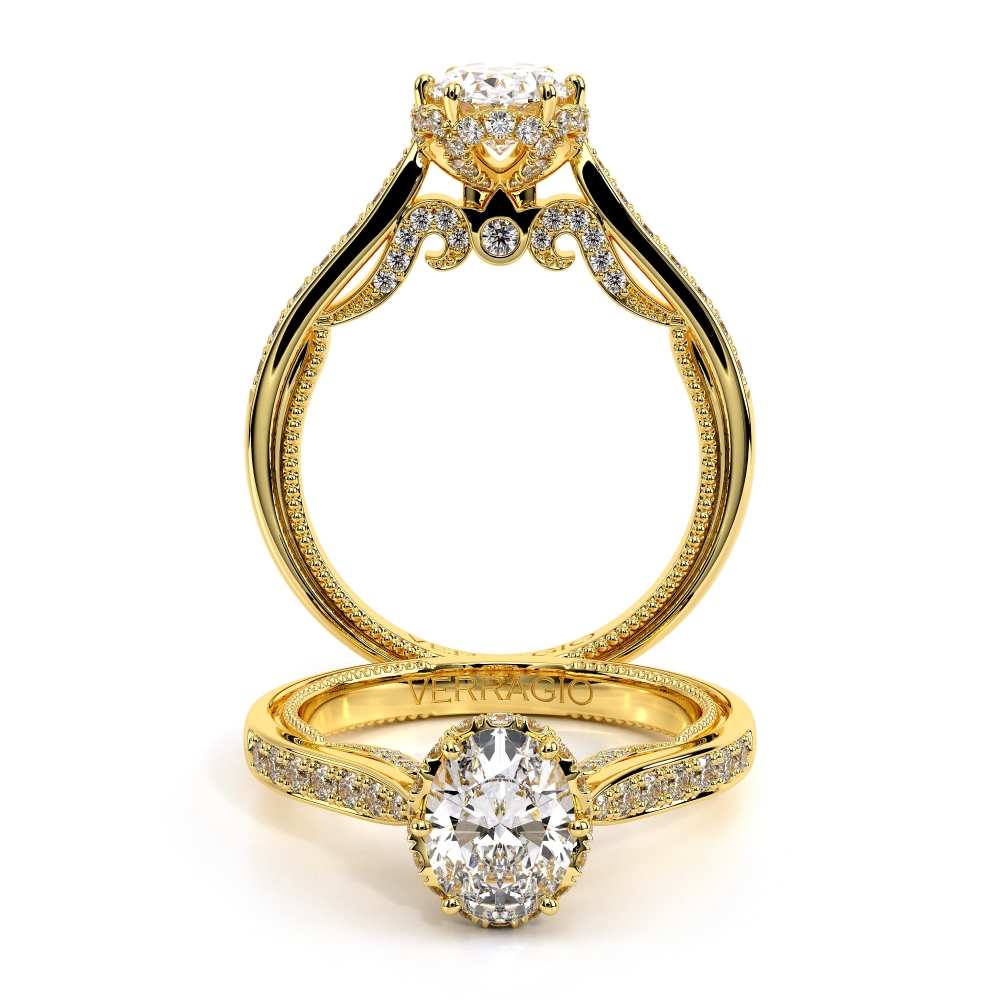 14K Yellow Gold INSIGNIA-7107OV Ring