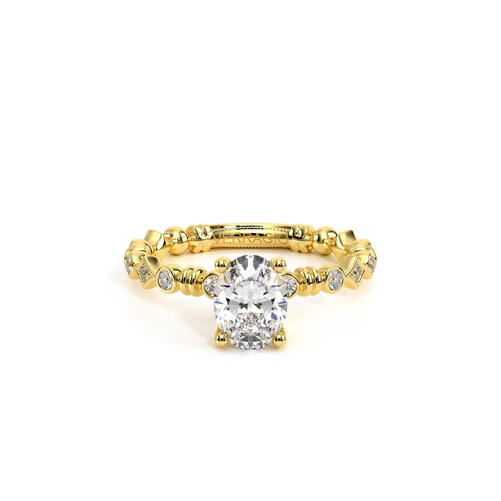 18K Yellow Gold Renaissance-973-OV Ring