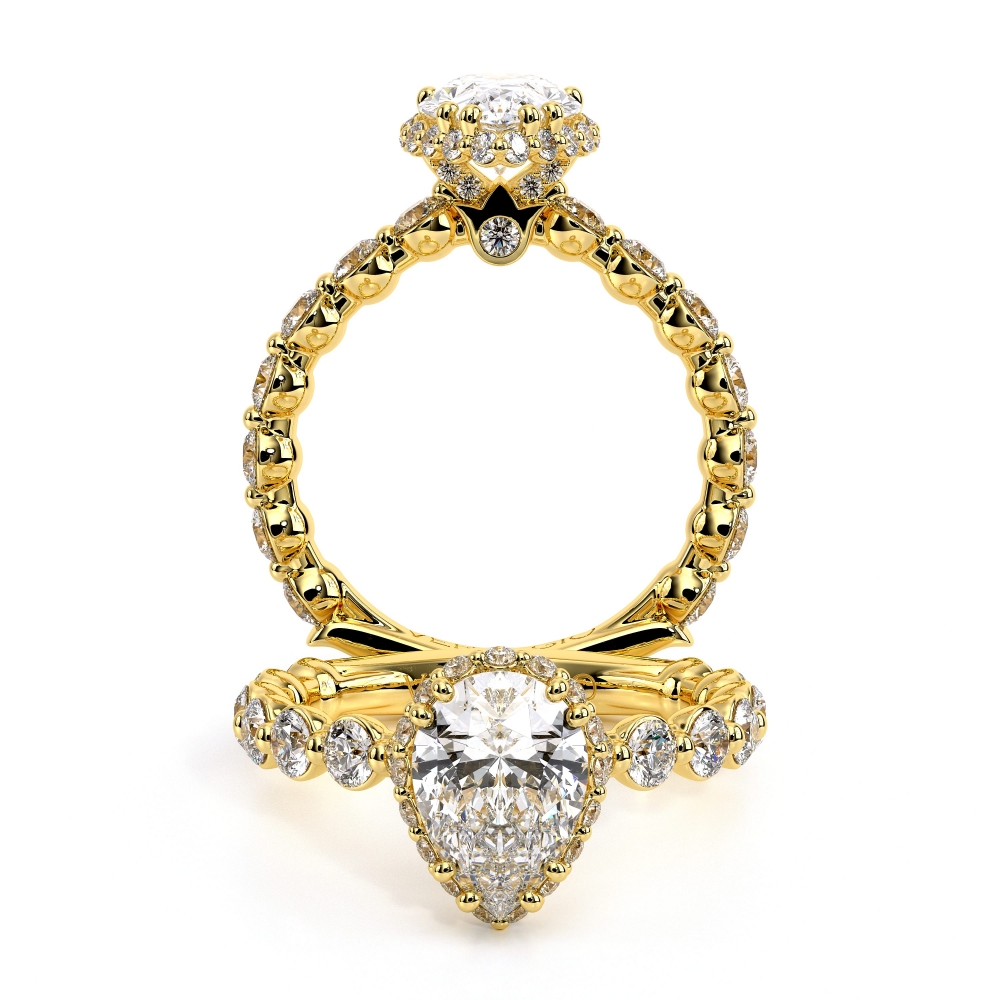 18K Yellow Gold Renaissance-984PEAR-2.5 Ring