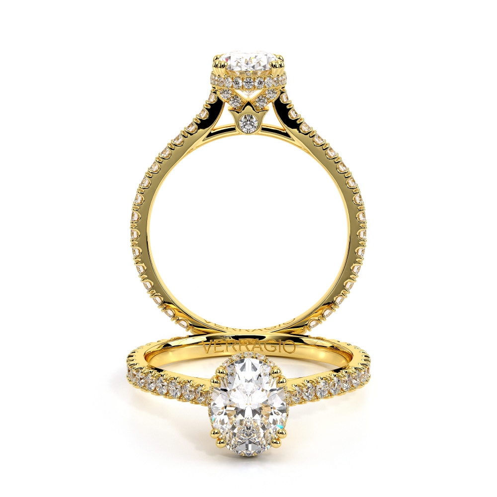 18K Yellow Gold Renaissance-985HOV-1.5 Ring