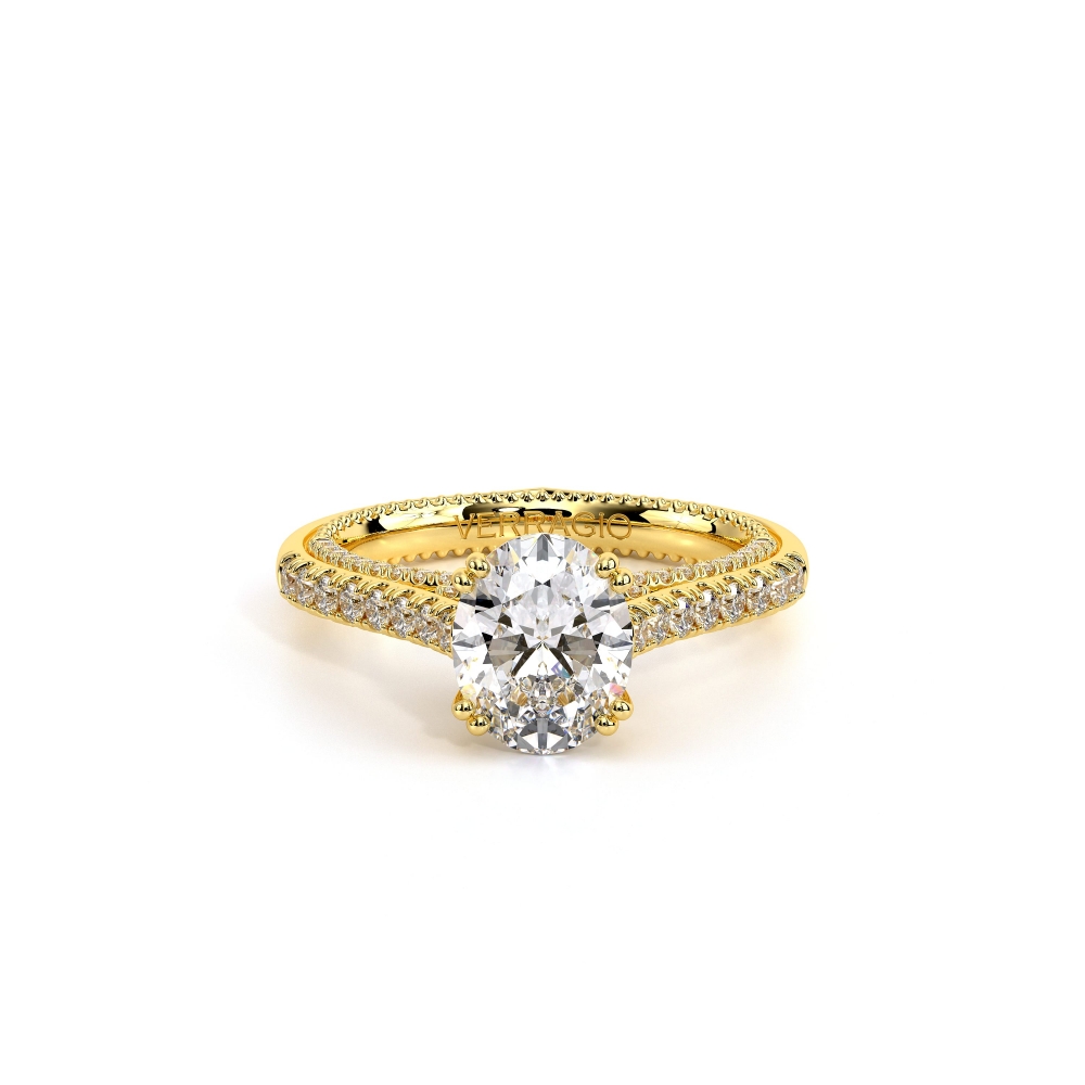 14K Yellow Gold COUTURE-0452OV Ring